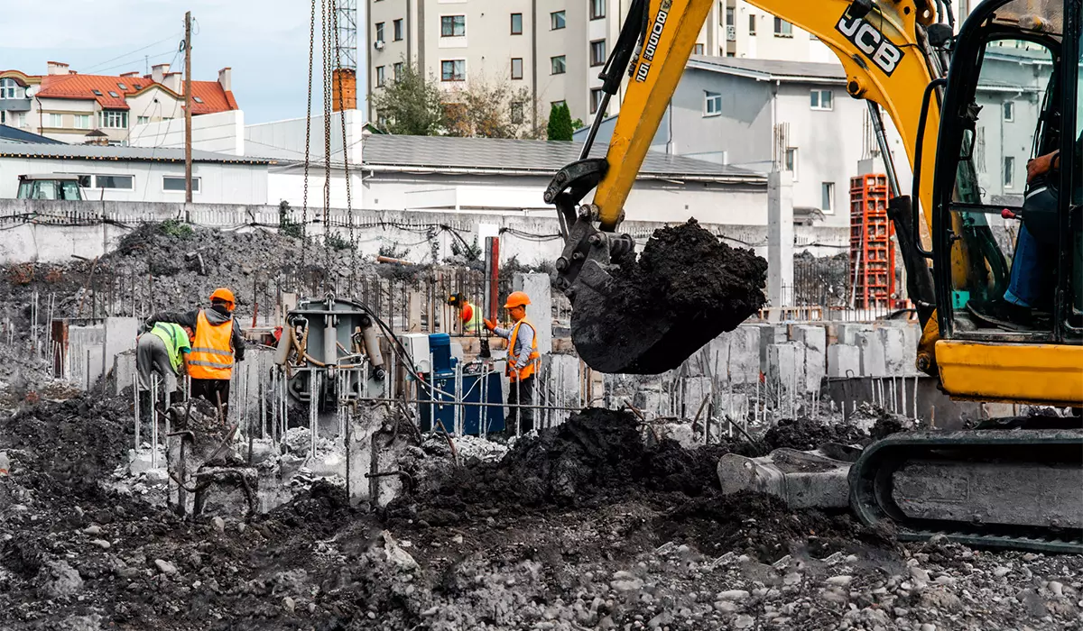 Construction state of the residential complex “SKYGARDEN” as of 19.09.2023