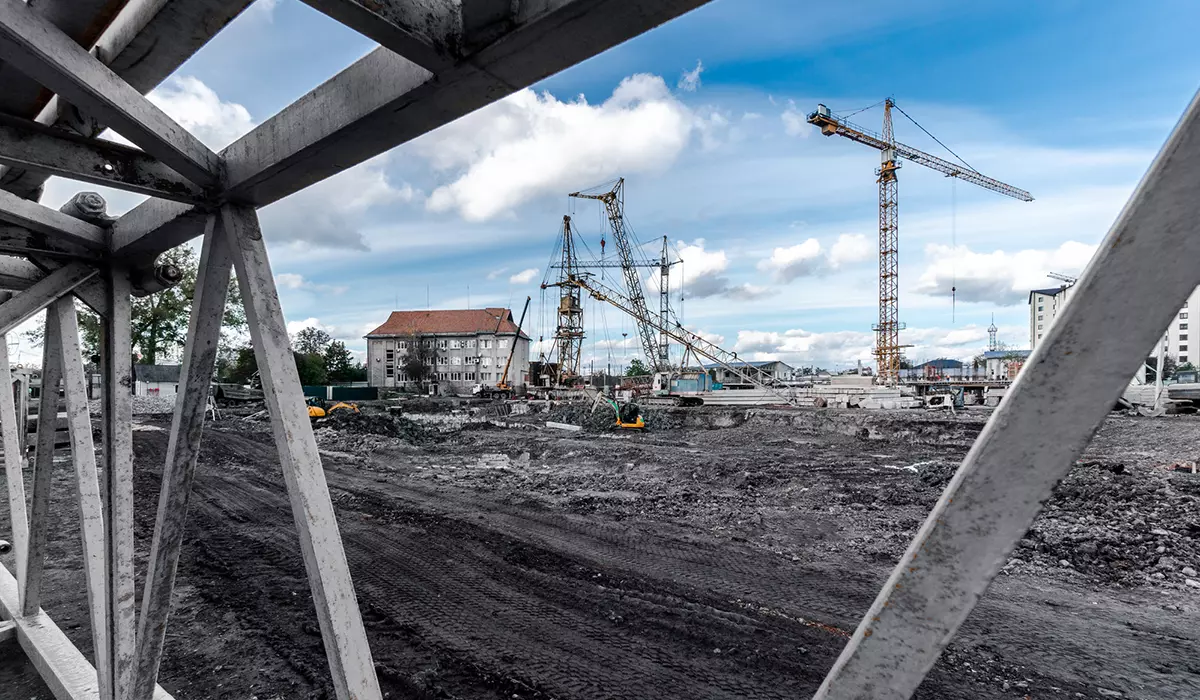 Construction state of the residential complex “SKYGARDEN” as of 17.10.2023