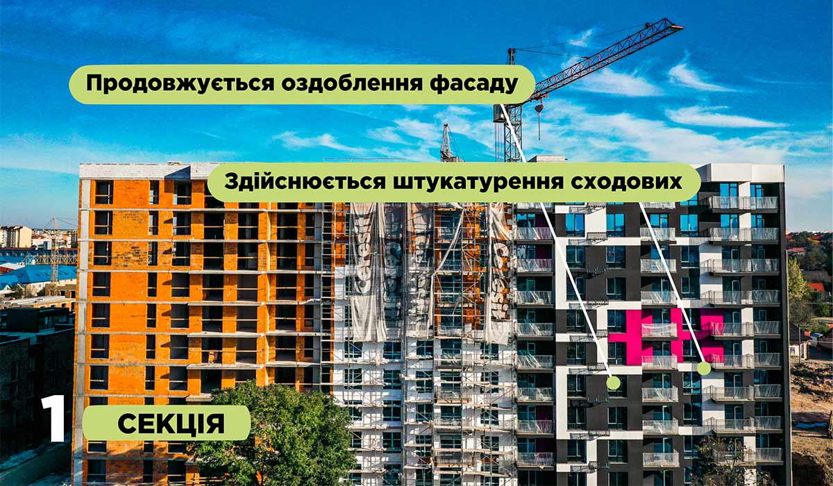 Стан будівництва житлового комплексу Family Plaza на 15.10.2021