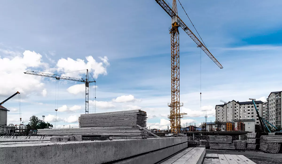 Construction state of the residential complex “SKYGARDEN” as of 17.10.2023