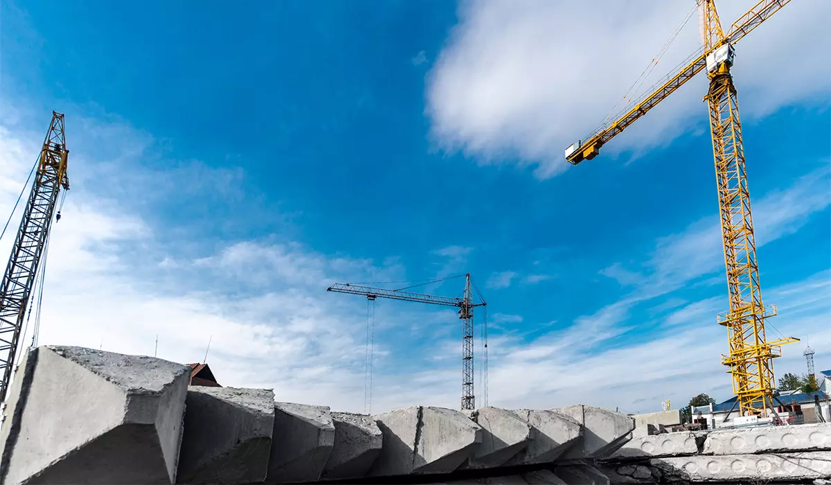 Construction state of the residential complex “SKYGARDEN” as of 19.09.2023