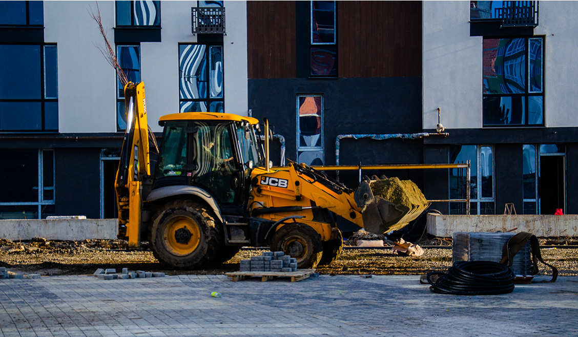 Construction state of the residential complex Shokolad as of 15.12.2022