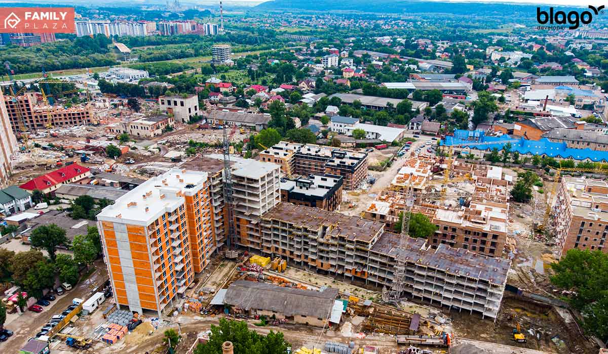 Стан будівництва житлового комплексу Family Plaza на 30.07.2021