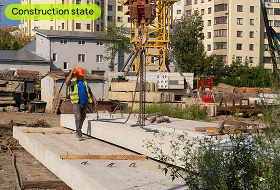 Construction status of the residential complex “SKYGARDEN” as of 22.08.2013