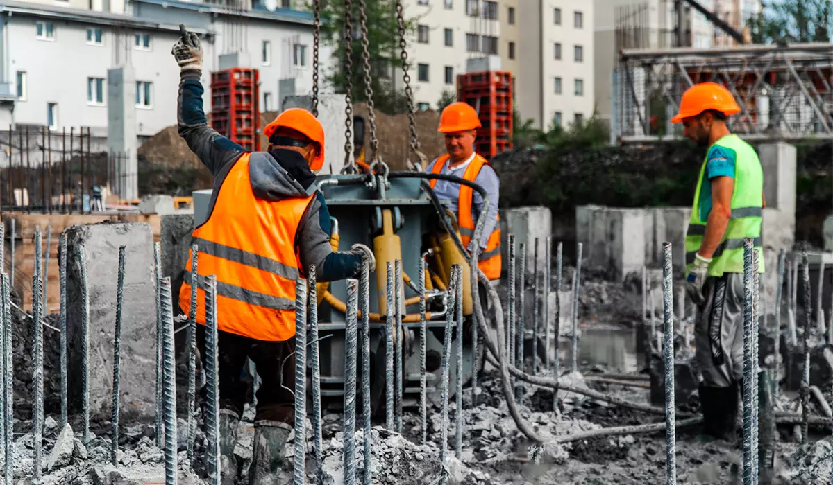 Construction state of the residential complex “SKYGARDEN” as of 19.09.2023