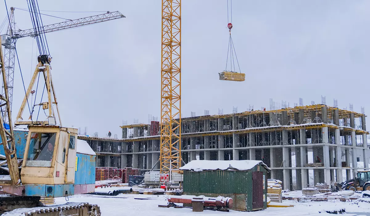 Construction state of the residential complex “SKYGARDEN” as of 29.11.2023