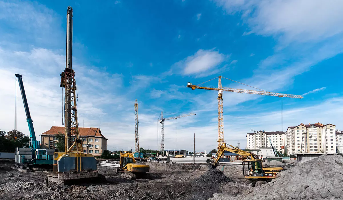 Construction state of the residential complex “SKYGARDEN” as of 19.09.2023