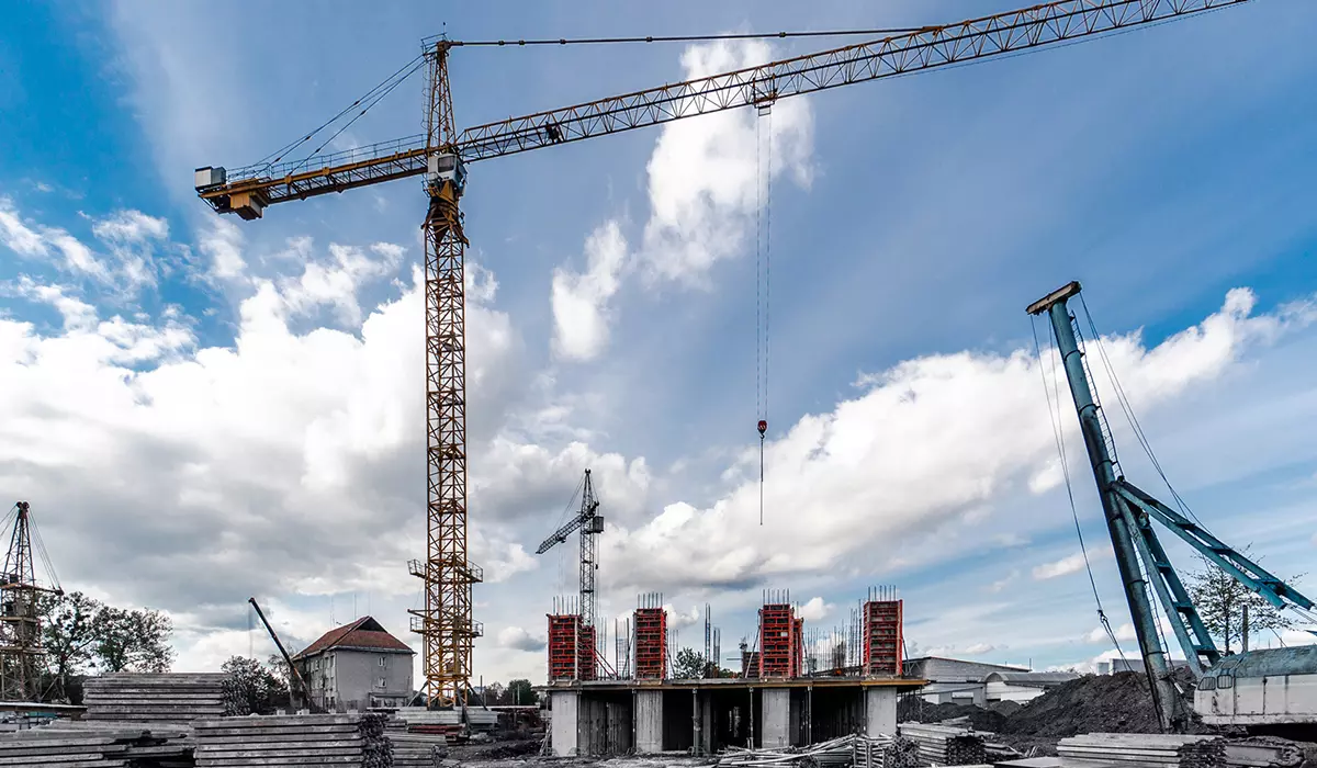 Construction state of the residential complex “SKYGARDEN” as of 17.10.2023