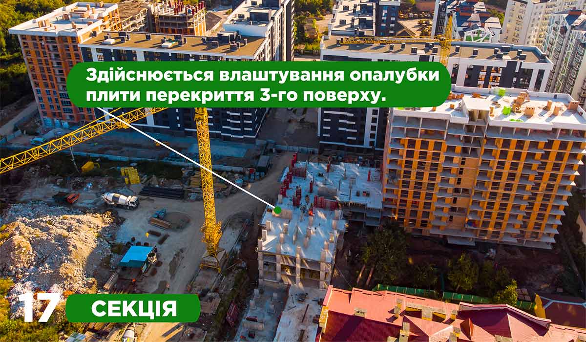 СТАН БУДІВНИЦТВА ЖИТЛОВОГО КОМПЛЕКСУ COMFORT PARK НА 31.08.2021