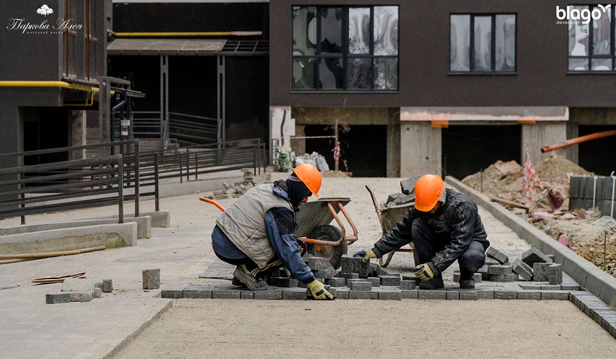 Стан будівництва житлового масиву “Паркова Алея” на 10.12.2020р.