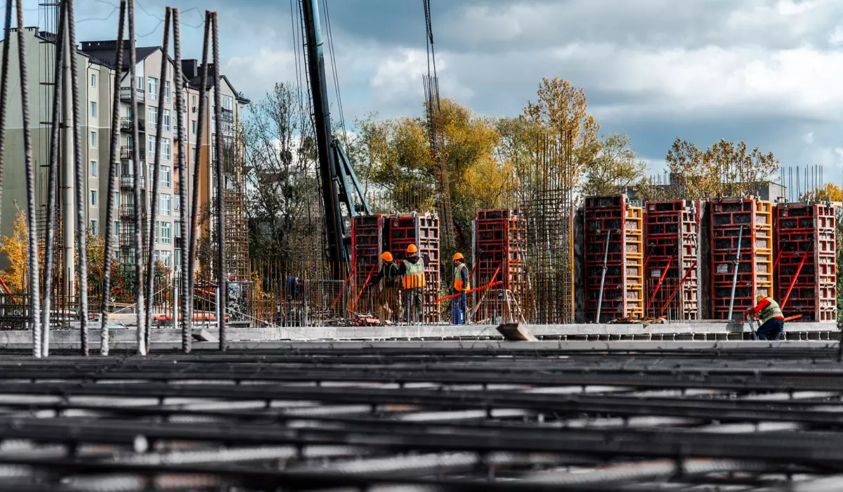 Construction state of the residential complex “SKYGARDEN” as of 17.10.2023