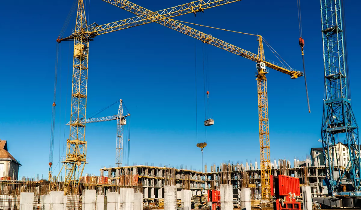 Construction state of the residential complex “SKYGARDEN” as of 18.12.2023