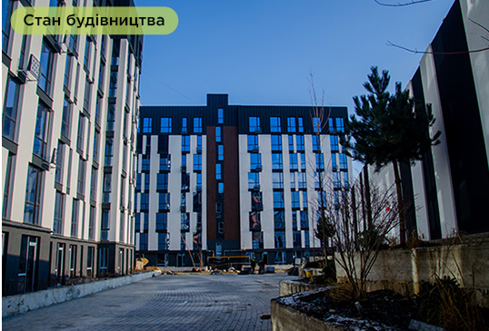 Construction state of the residential complex Shokolad as of 15.12.2022