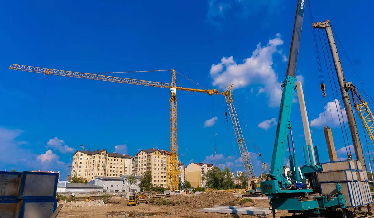 Construction status of the residential complex “SKYGARDEN” as of 22.08.2013