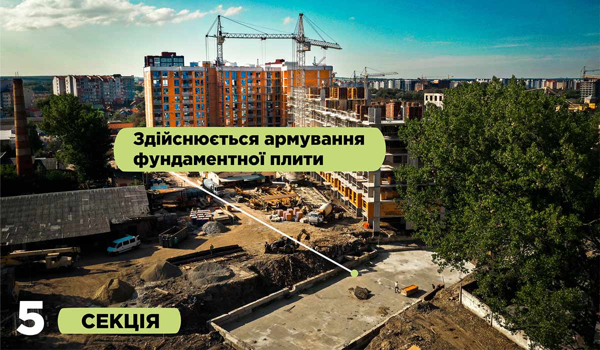 Стан будівництва житлового комплексу Family Plaza на 15.09.2021