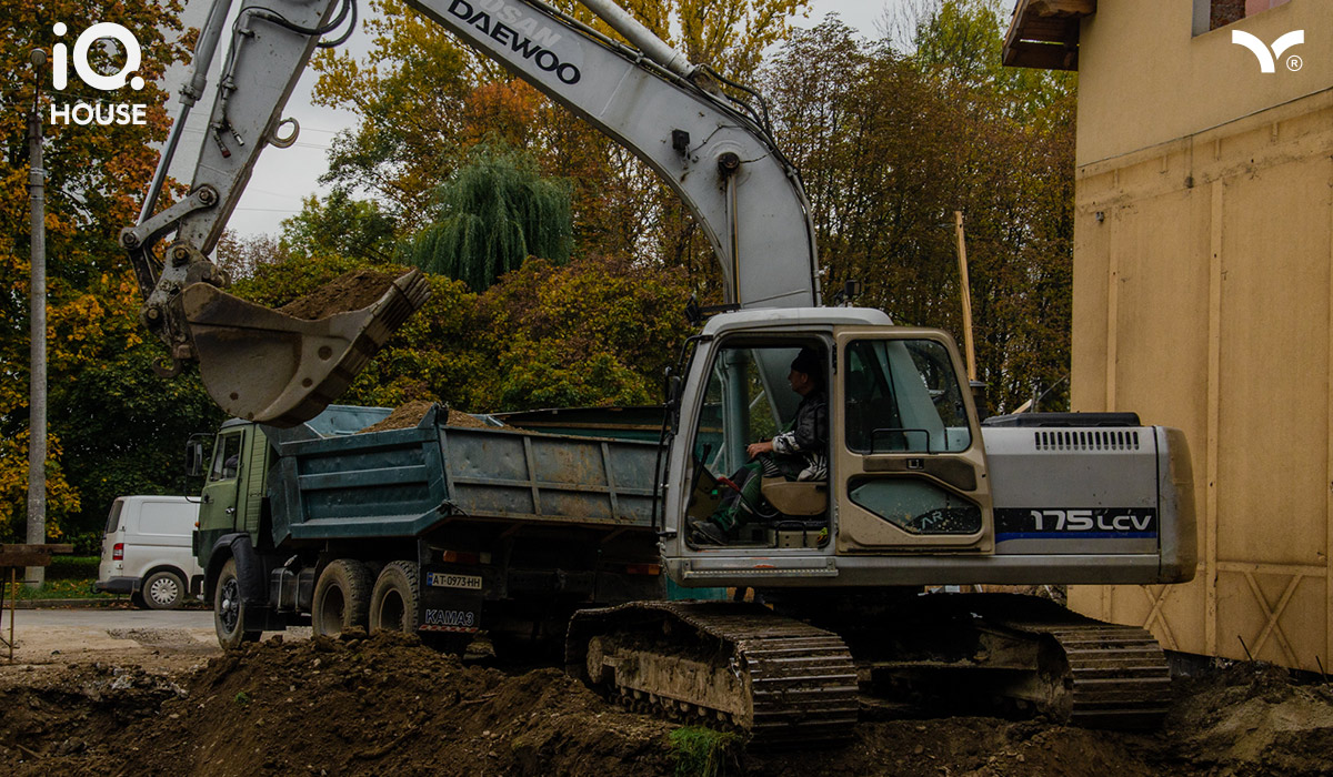 Construction state of the residential complex “IQ House” as of 20.10.2022