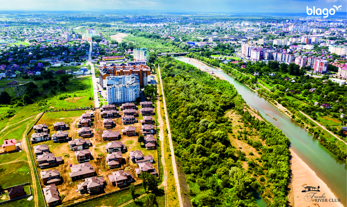 Стан будівництва елітного котеджного містечка Franko River Club на 04.08.2020р.🏡