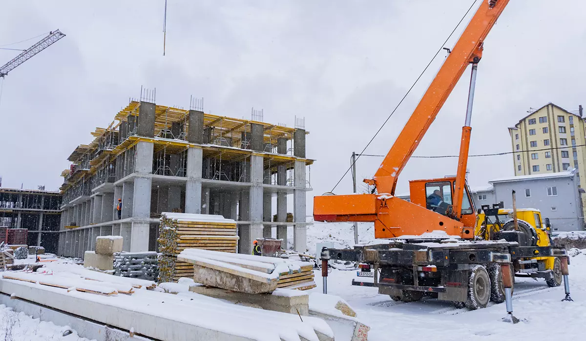 Construction state of the residential complex “SKYGARDEN” as of 29.11.2023