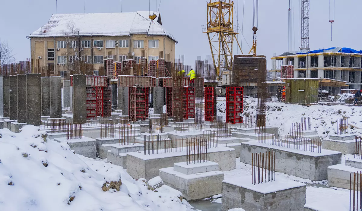 Construction state of the residential complex “SKYGARDEN” as of 29.11.2023