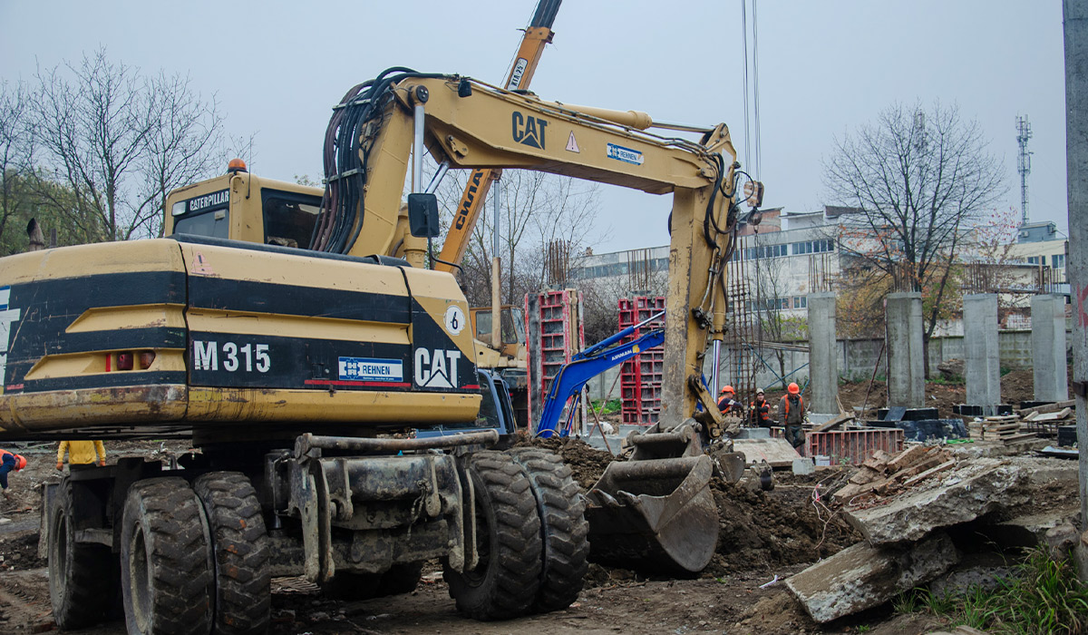 Construction state of the U One residential complex as of 08.11.2022