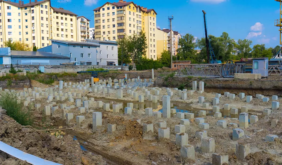 Construction status of the residential complex “SKYGARDEN” as of 22.08.2013