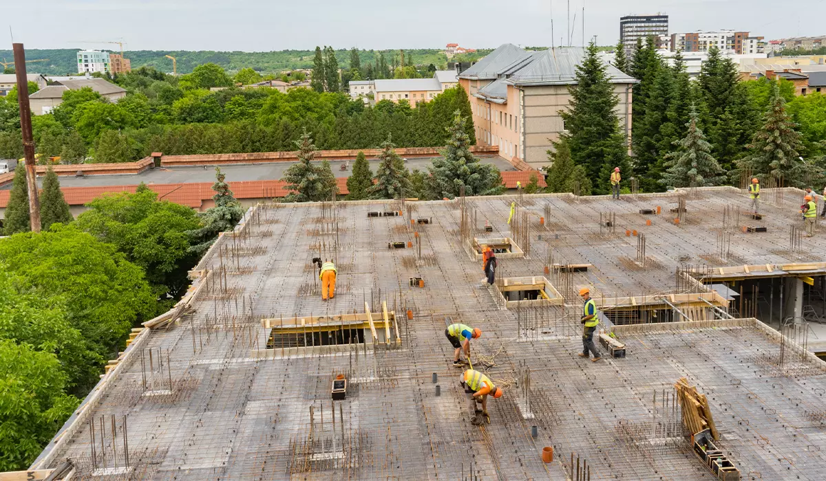 Construction state of the U ONE residential complex as of 06.06.2023