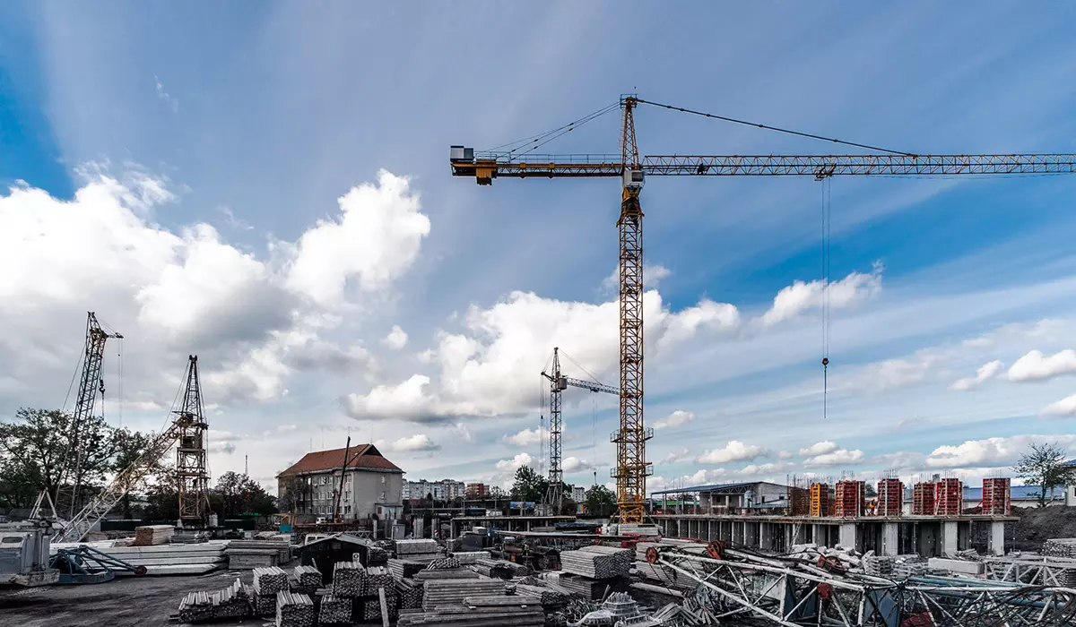 Construction state of the residential complex “SKYGARDEN” as of 17.10.2023