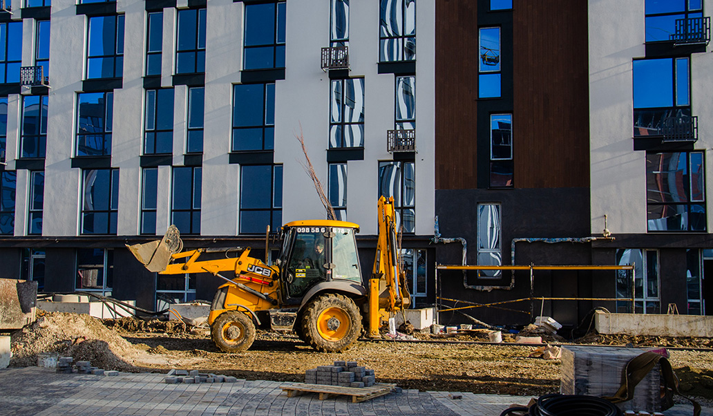 Construction state of the residential complex Shokolad as of 15.12.2022