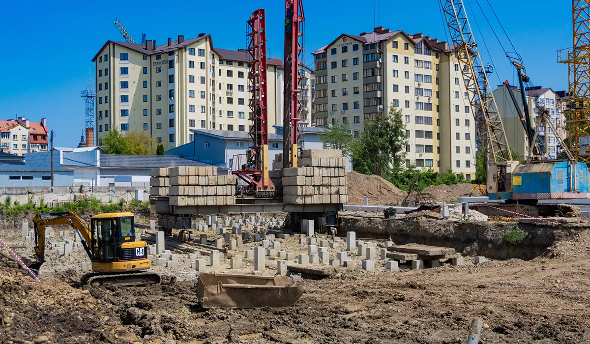 Status of construction of the residential complex “SKYGARDEN” as of 19.07.2023