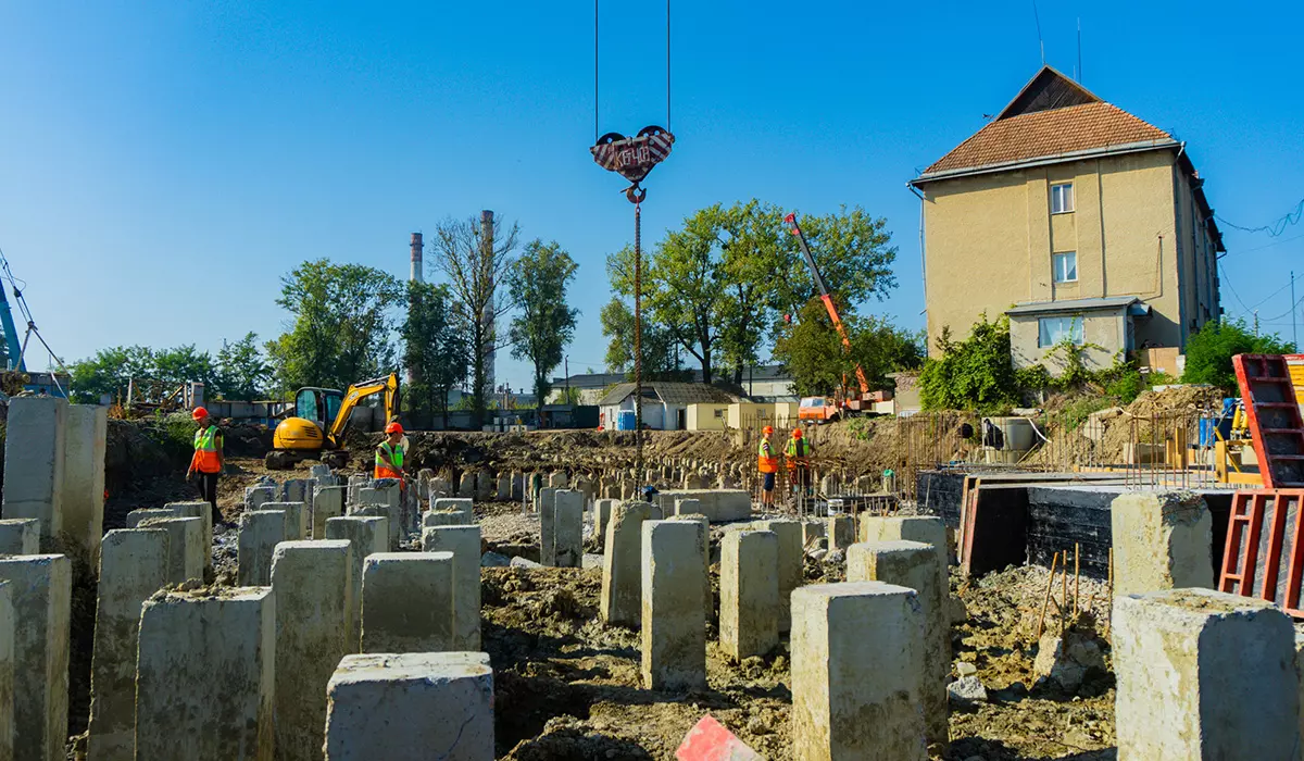 Construction state of the residential complex “SKYGARDEN” as of 28.09.2023