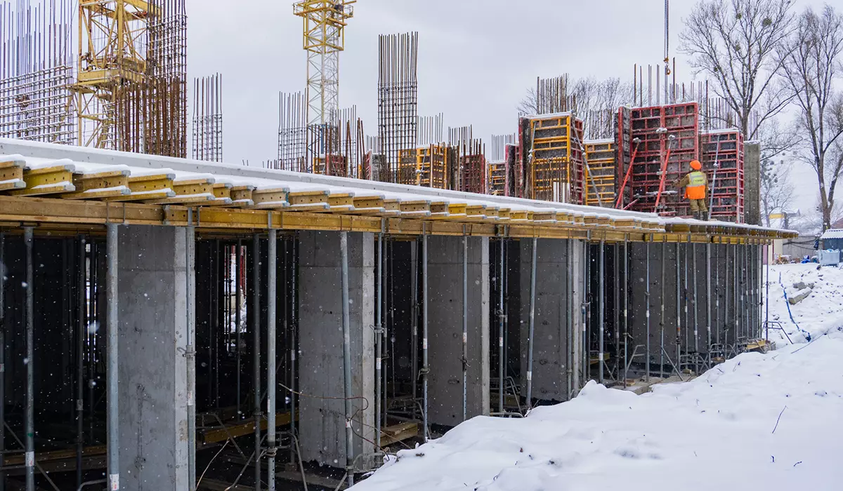 Construction state of the residential complex “SKYGARDEN” as of 29.11.2023