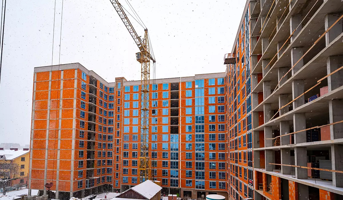 Construction status of the U ONE residential complex as of 04.12.2023