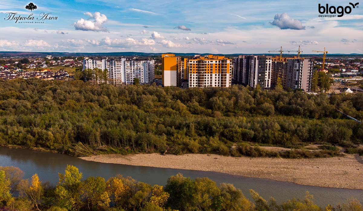 Стан будівництва житлового масиву “Паркова Алея” на 12.10.2020р.