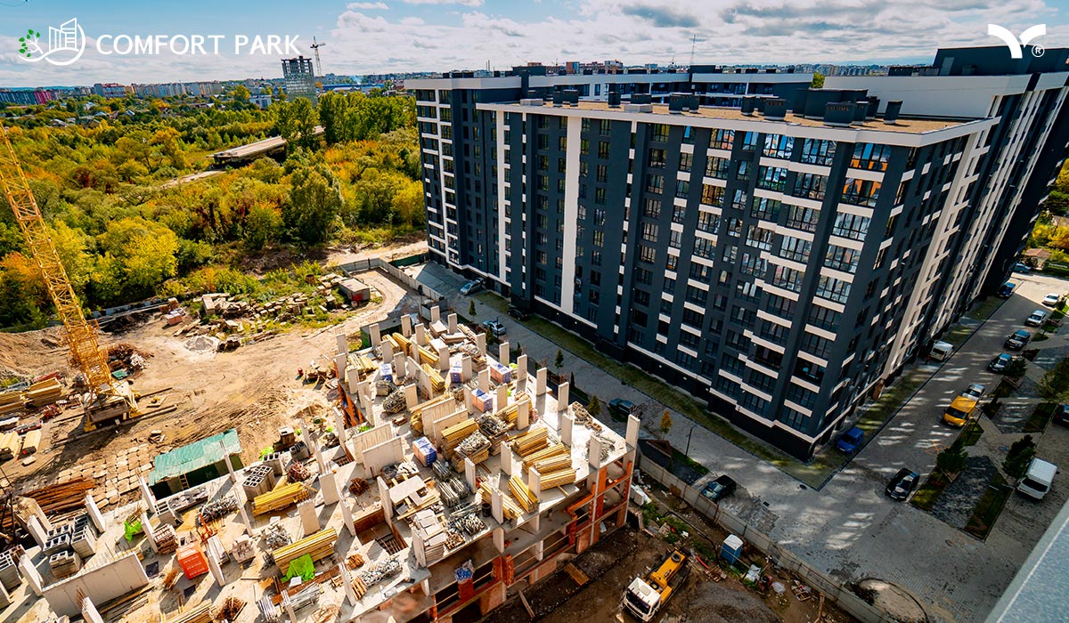 Стан будівництва ЖК Comfort Park на 30.09.2022