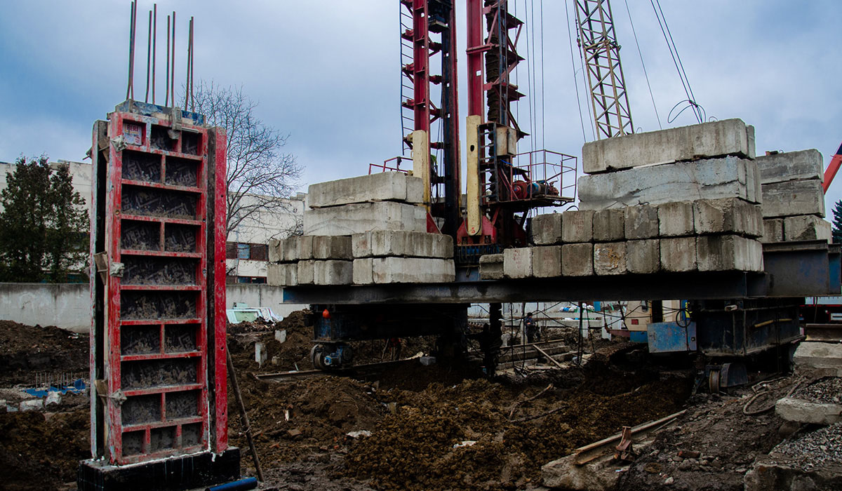 Construction state of the residential complex “U ONE” as of 01.12.2022