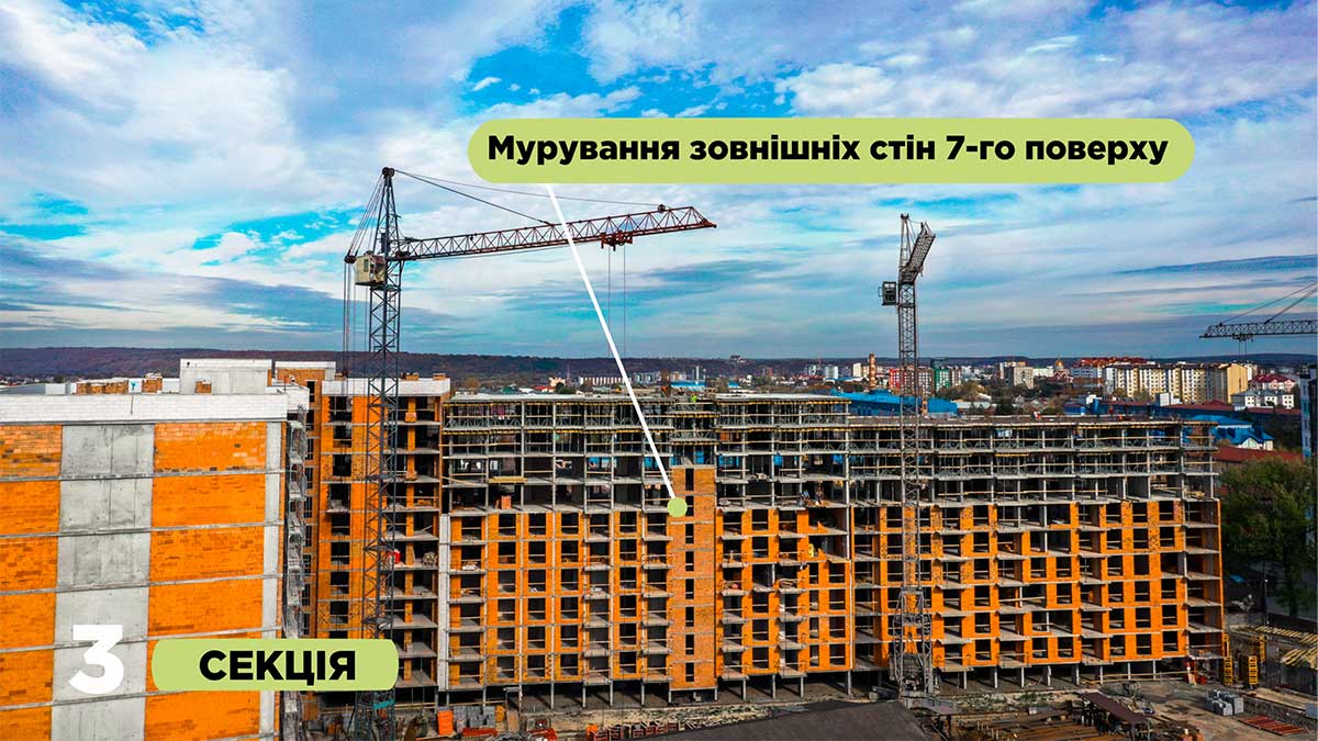 Стан будівництва житлового комплексу Family Plaza на 26.10.2021