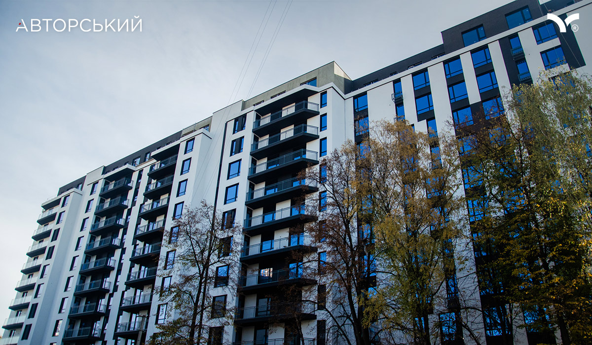 Construction state of the residential complex “Avtorskyi” as of 25.10.2022