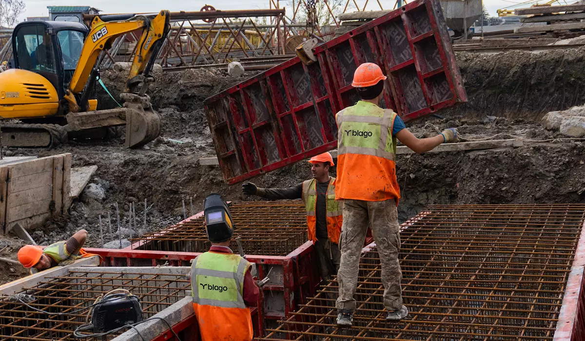 Construction state of the SKYGARDEN residential complex as of 31.10.2023