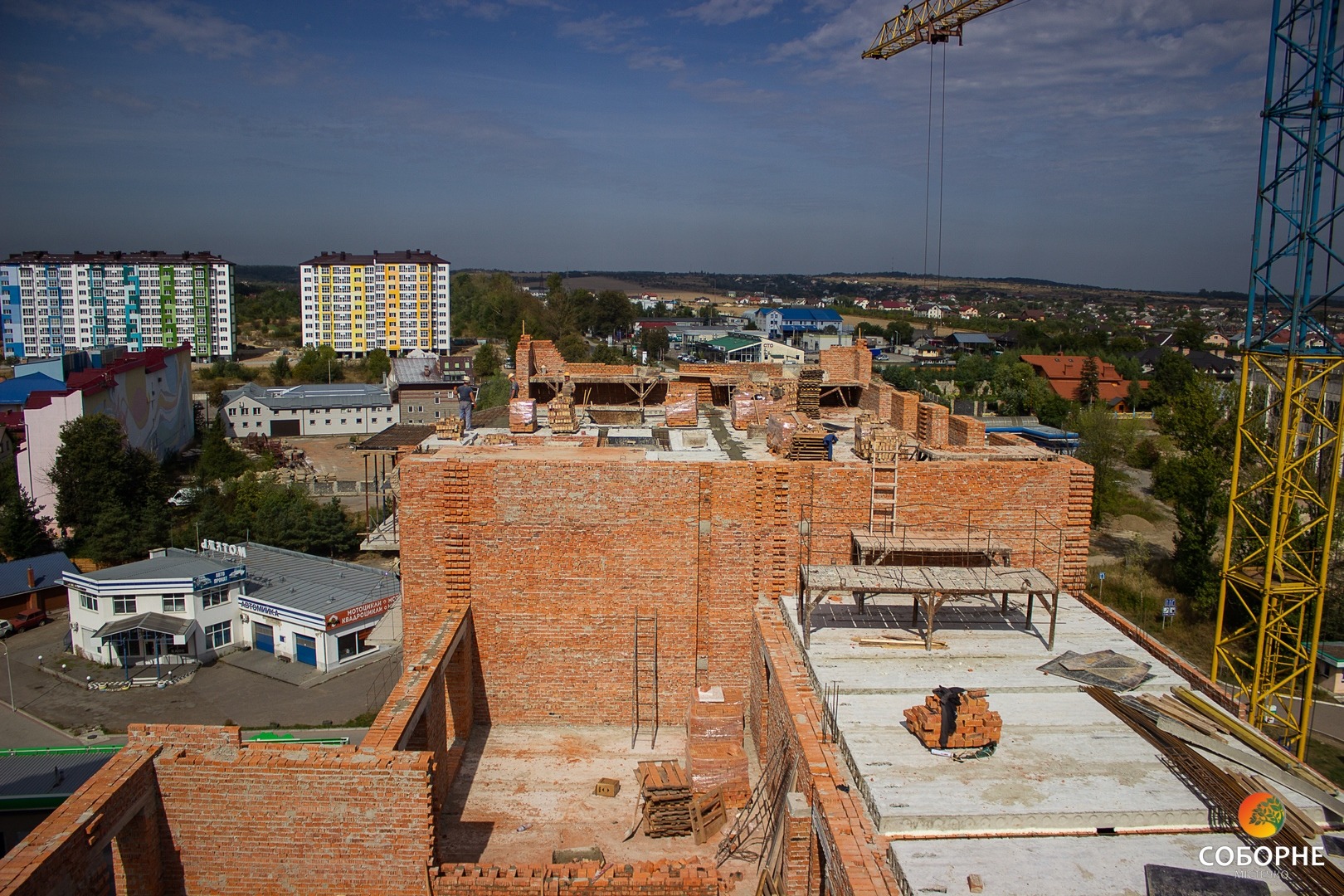 Стан будівництва Містечко Соборне 10.09.2019р.