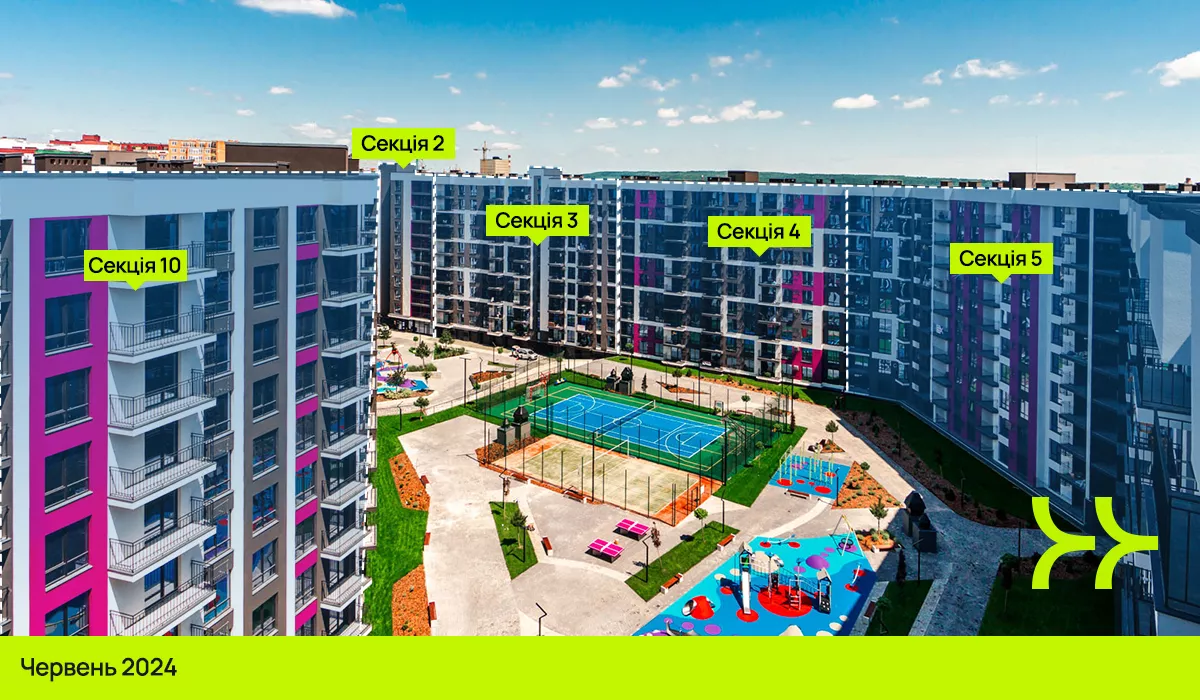 Динаміка будівництва ЖК «Family Plaza»: січень – червень 2024